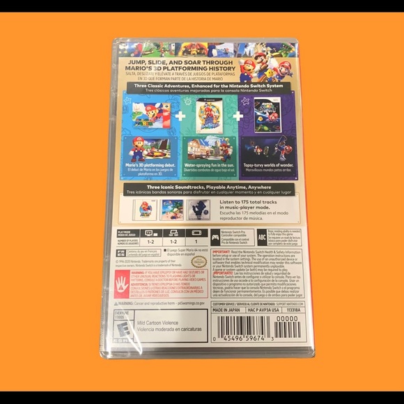 Super Mario 3D Allstars Nintendo Switch 3-1 games - Picture 2 of 2